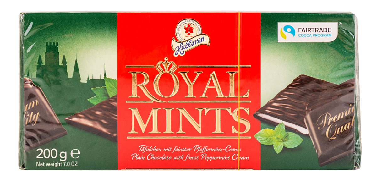 Royal mints. Шоколад Halloren Royal Mints с мятной начинкой 200 г. Шоколадные плитки Халлорен с мятной начинкой 200г. Шоколад Halloren Royal. Шоколад Halloren Royal Mints с мятной начинкой.