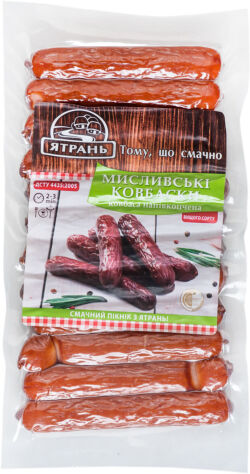 Ковбаски  Ятрань Мисливські,  305гр